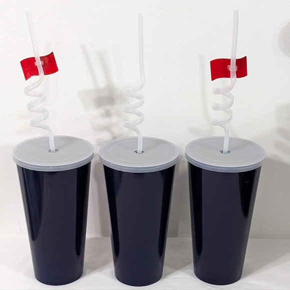 Americana 4th Of July Patriotic Sipper Cup With Lid & Straw, Bundle of 3, NWT - Picture 2 of 4